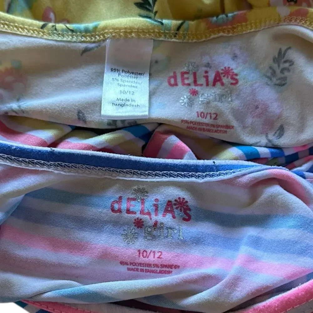 Tween Girls Clothing Bundle Size 10/12 Shirts Rompers Floral Stripe Harry Potter